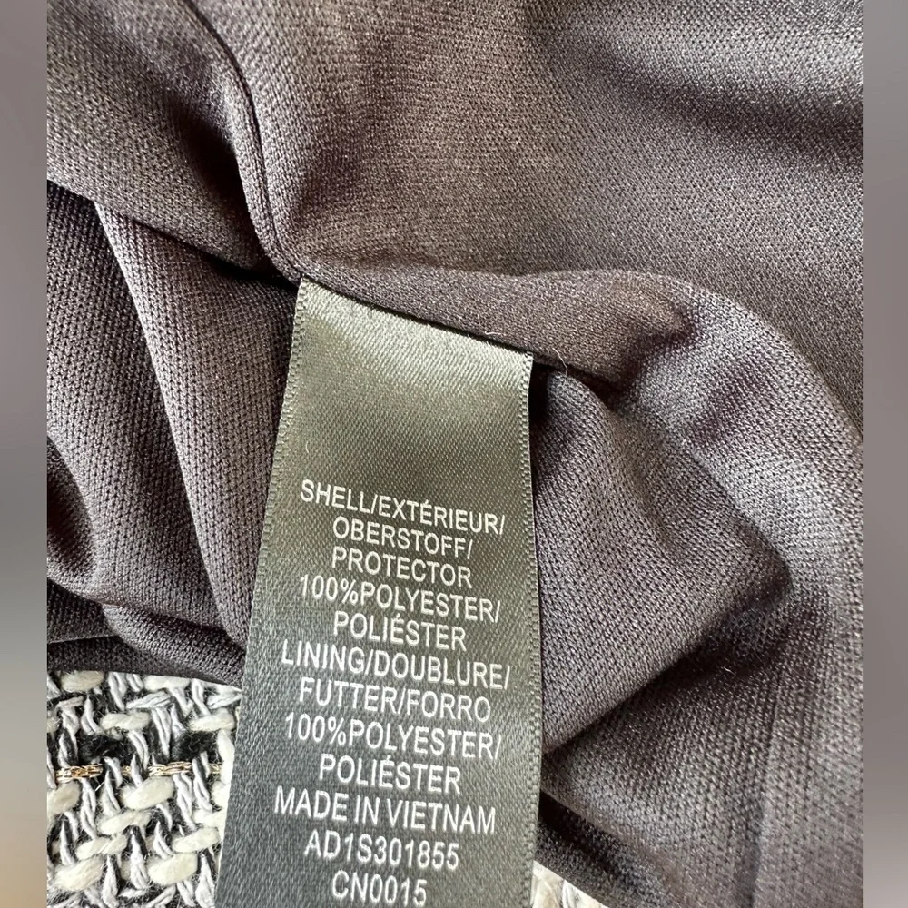 Adrianna Papell Blazer Jacket Tweed Women Size M